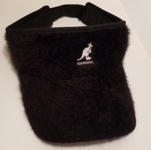 Black Fur Kangol Visor